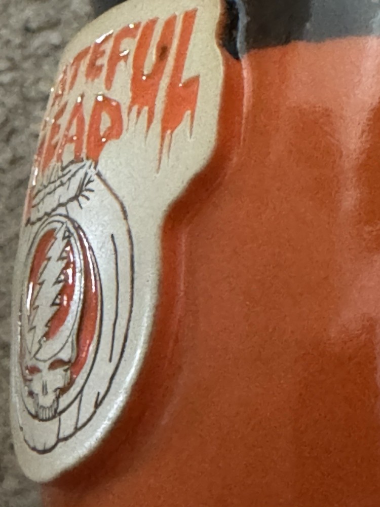 Grateful Dead SYF Pumpkin Java Taster Pottery Mug! Grateful Dead