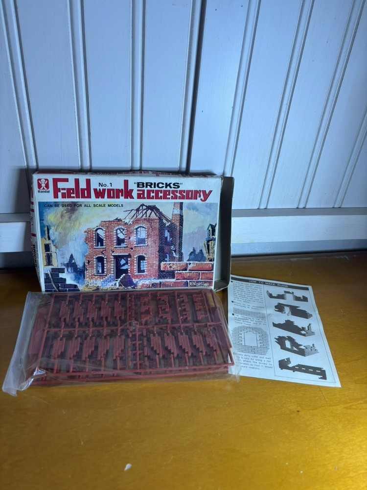 Vintage Bandai Fieldwork Accessory bricks