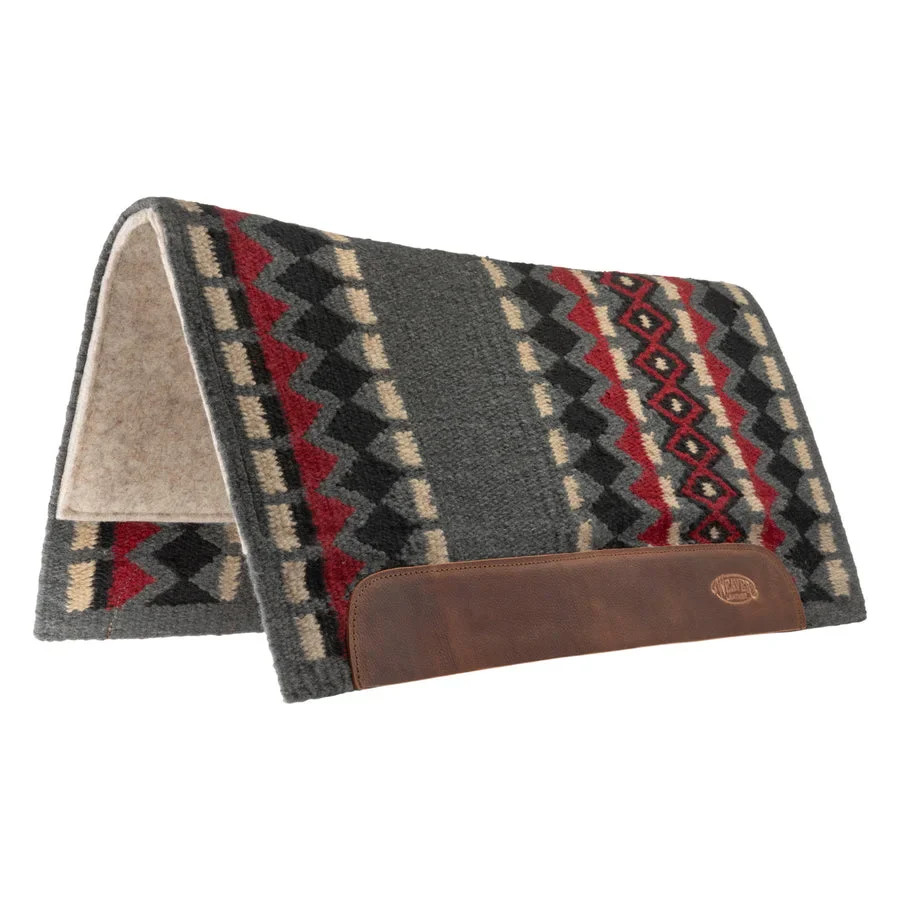 Weaver Leather Flex Felt Contoured Western Saddle Pad - Shock-Absorbing Wool
