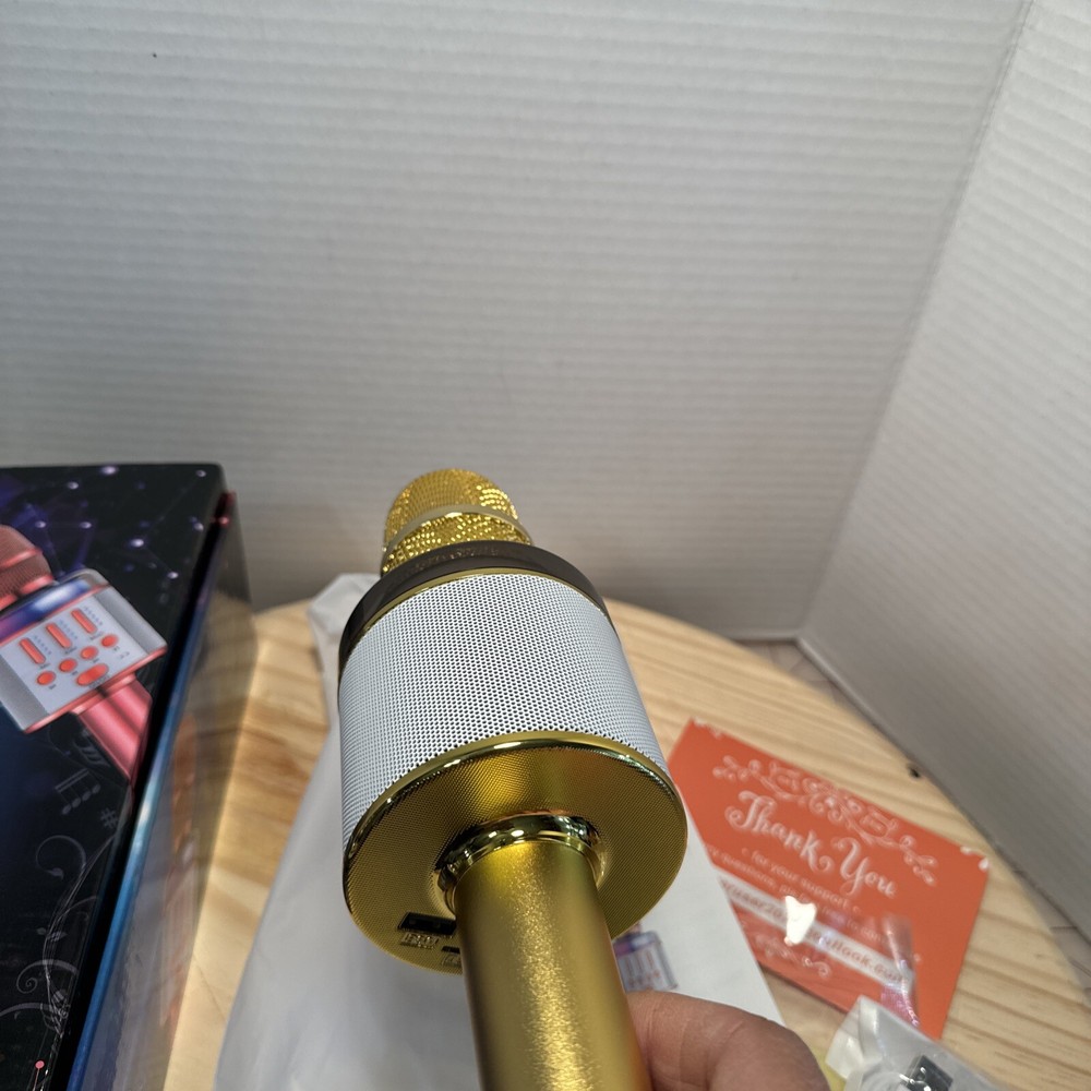 Multi-Functional Microphone By Amazmic, Karaoke, Records Bluetooth/SDCard Modes