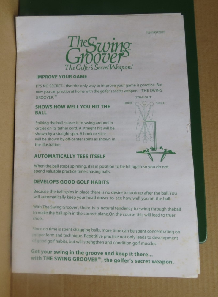 GolfMate Swing Groover Model 2202