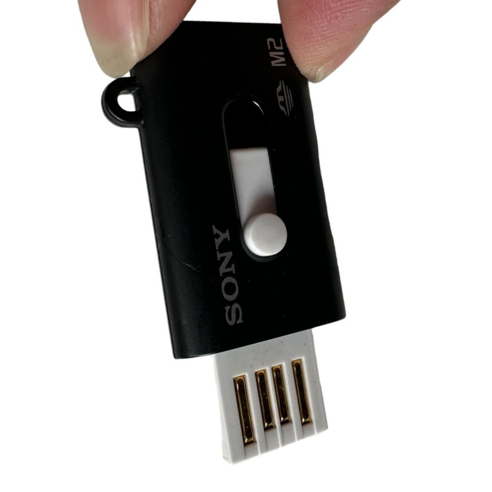 M2 USB Adapter Genuine Memory Stick Micro MSAC-UAM2 Sony Card Reader