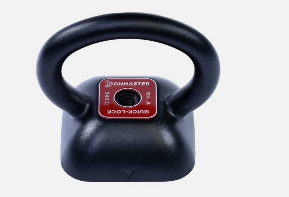 Ironmaster Adjustable Kettlebell Handle 12.5 lb Quick-Lock System Durable