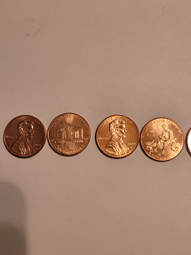Lincoln Commemorative 2009 Pennies