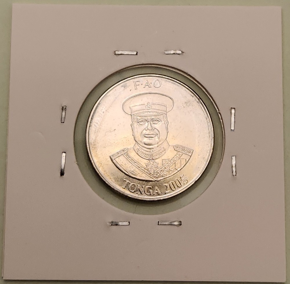 Tonga coin, 10 Seniti, 2005
