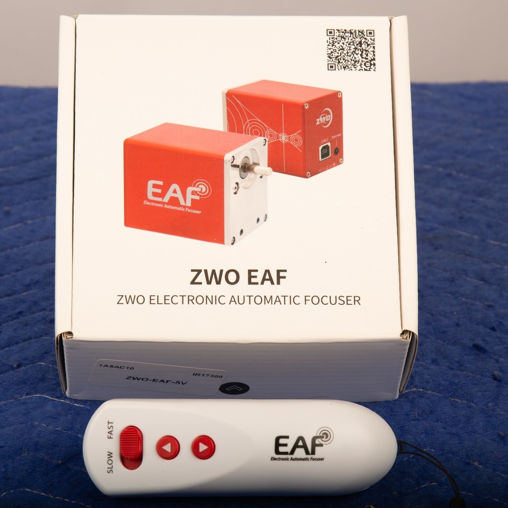 ZWO EAF 5V Electronic Auto Focuser w/ Hand Controller & Temp Sensor – Excellent