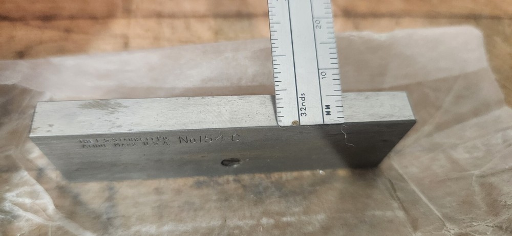 Starrett No. 154C Adjustable Parallel Block Machinist New