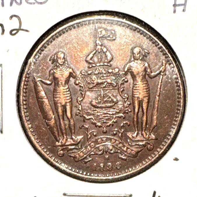 British North Borneo 1890 H cent KM 2 Xf