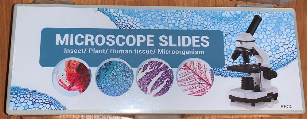 60 Microscope Slides with Specimens for Kids, Prepared Microscope Slides for ...