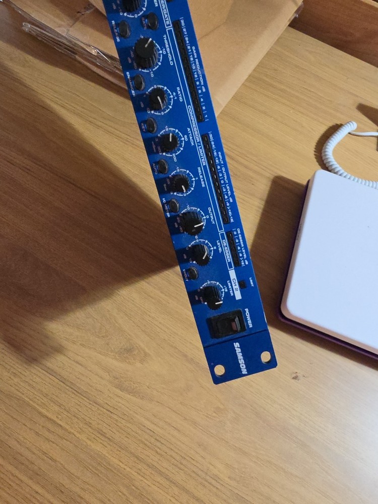 Samson S-Com Plus Stereo Compressor/Limiter 4-Channel Dynamics S Com, READ