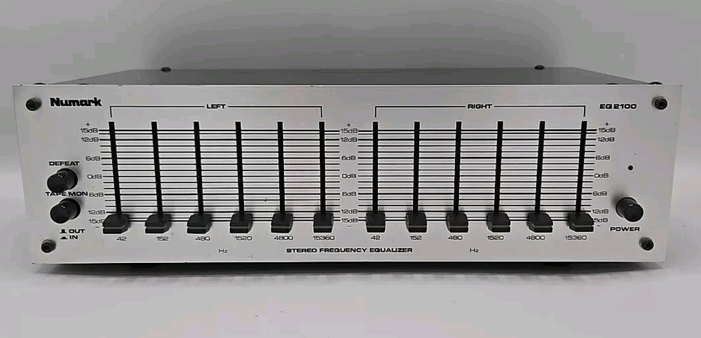 Numark EQ2100 6-Band Stereo Frequency Equalizer