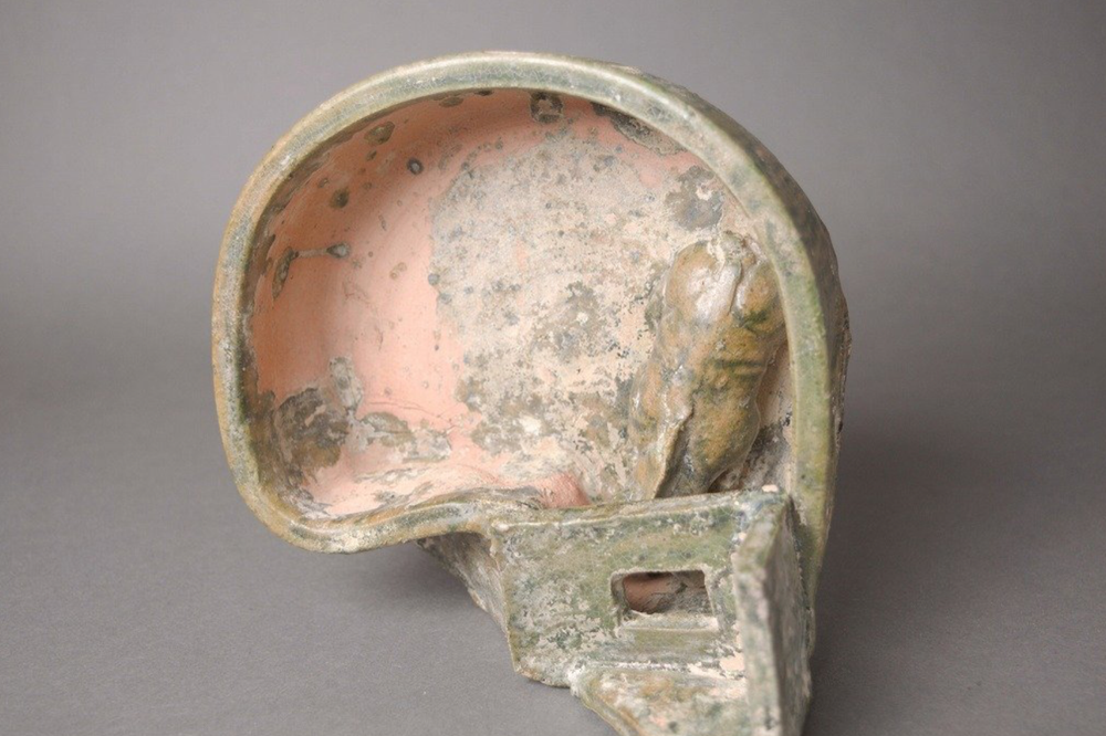 Chinese Later Han Dynasty Old Pig Statue 緑釉牛舎 明器【後漢】