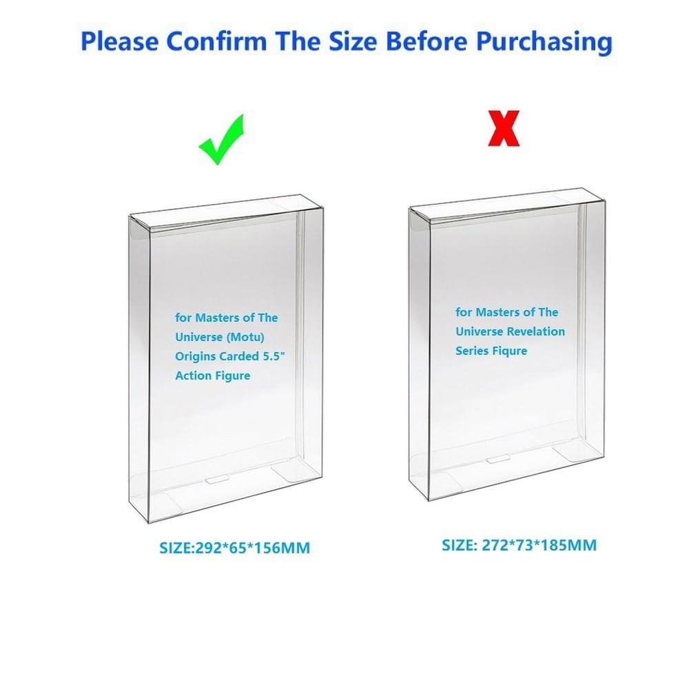 CHILDMORY 10PCS Box Protector Case Sleeve Display Box Protective Case for Mas...