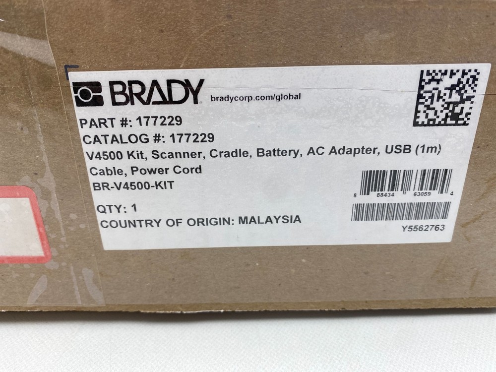 Brady V4500 - Kit - barcode scanner - 177229