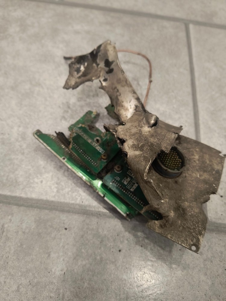 Boards from control unit of shut down russian Shahed (Geran`) drone