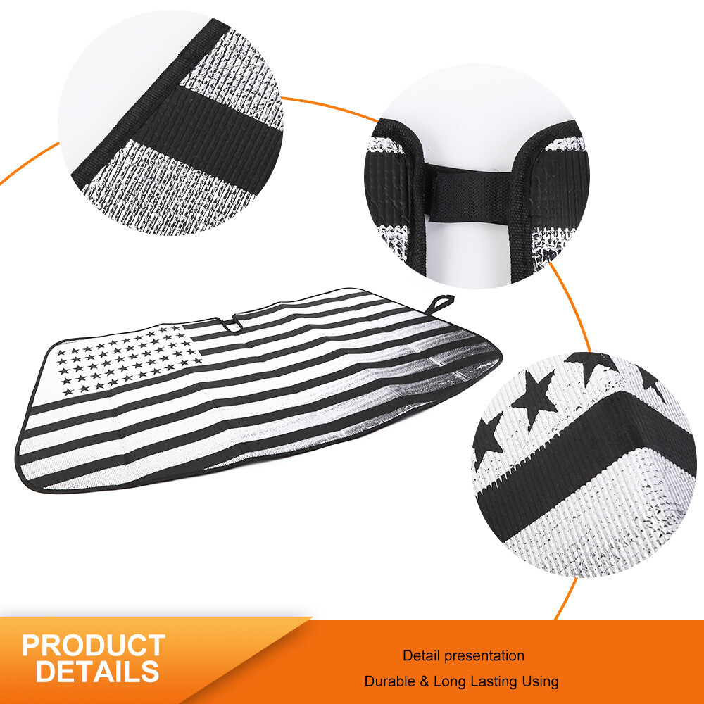 Foldable Windshield Sunshade UV Ray Reflector Visor Protector for Dodge Charger