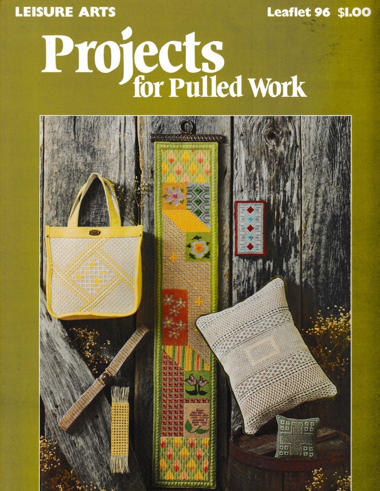 Projects For Pulled Work | Leisure Arts 96 Needlework Needlepoint