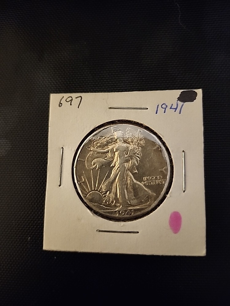 1941 Walking Liberty Half Dollar In Extremely Fine Condition