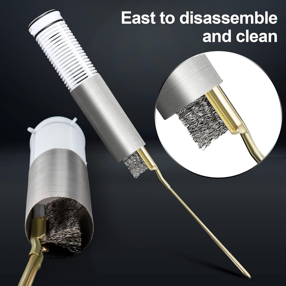 2 Pieces Spin Down Sediment Filter with Brush, Spin Down Sediment Filters Replac