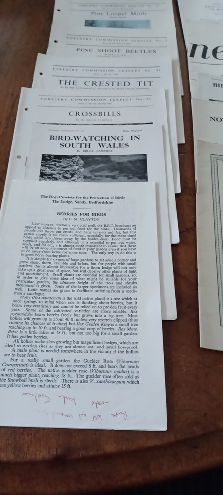 Various Natural History Leaflets X 26