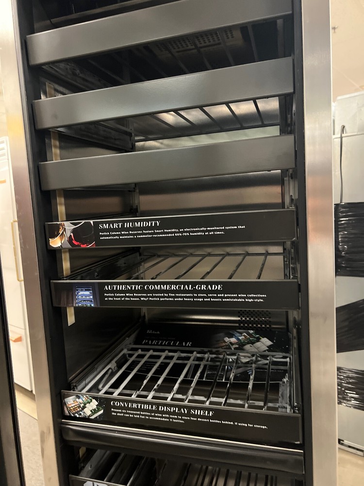 Perlick C-Series 24" Built-In Panel-Ready Dual-Zone Wine Column - CR24D24LL