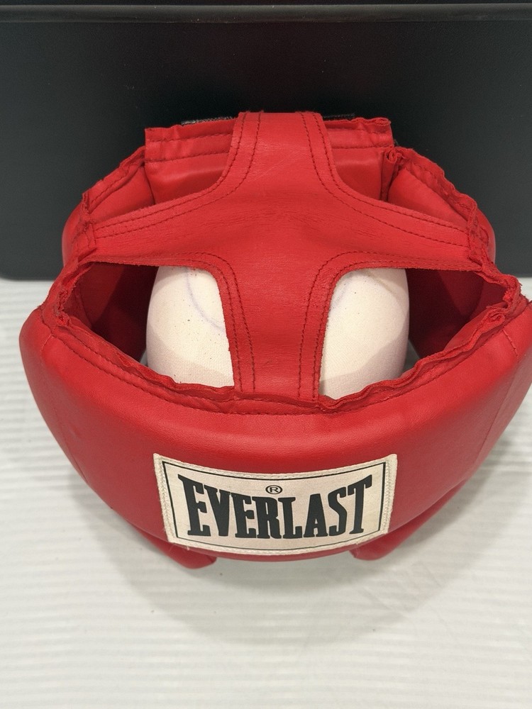 Everlast Red Boxing Headgear
