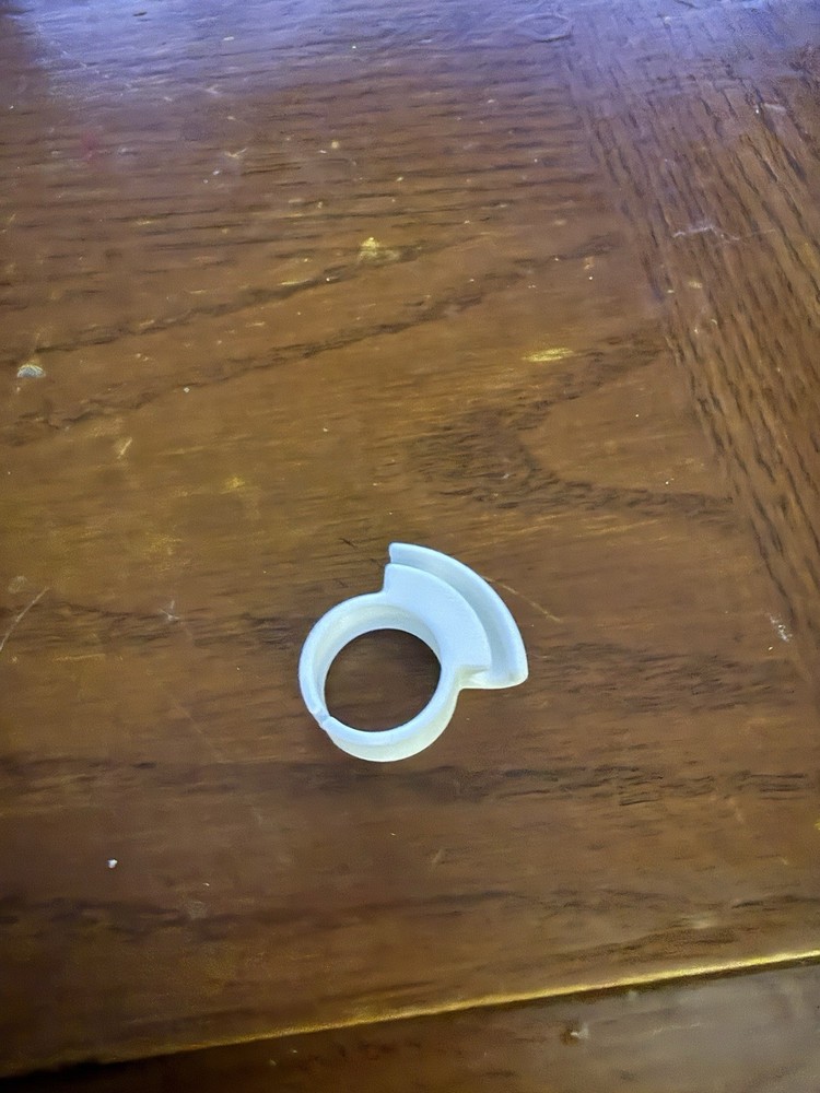 White Tension ring for crocheting