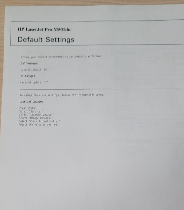 HP LaserJet Pro M501dn Black & White Laser Printer