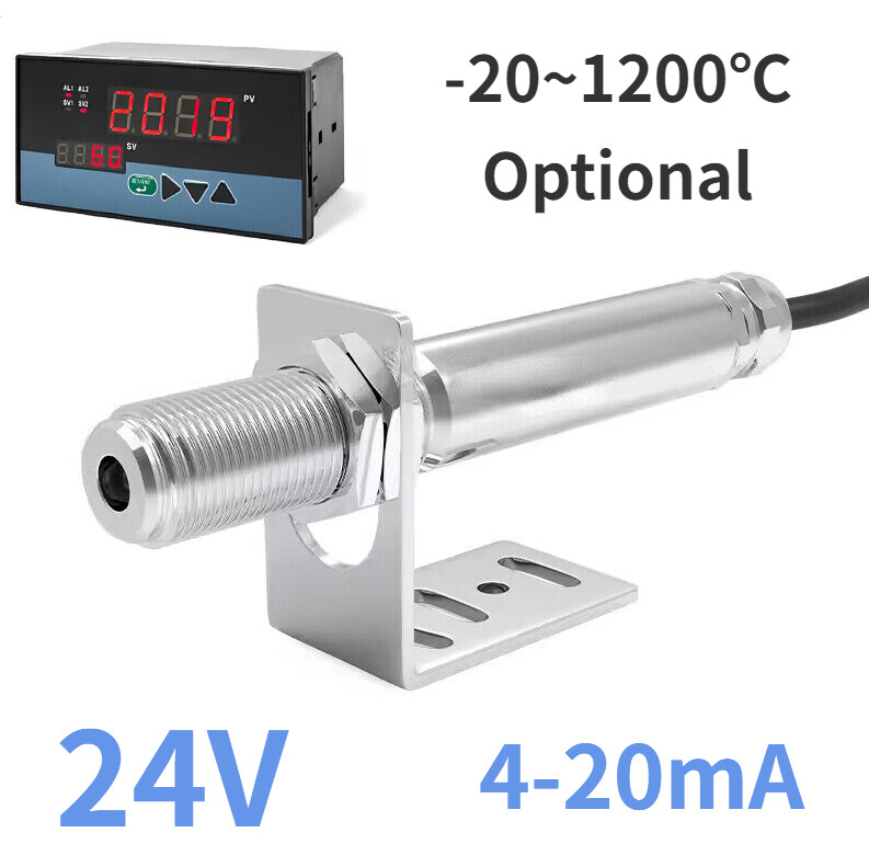 Infrared Thermometer Sensor DC24V Non-contact Industrial Temperature Controller