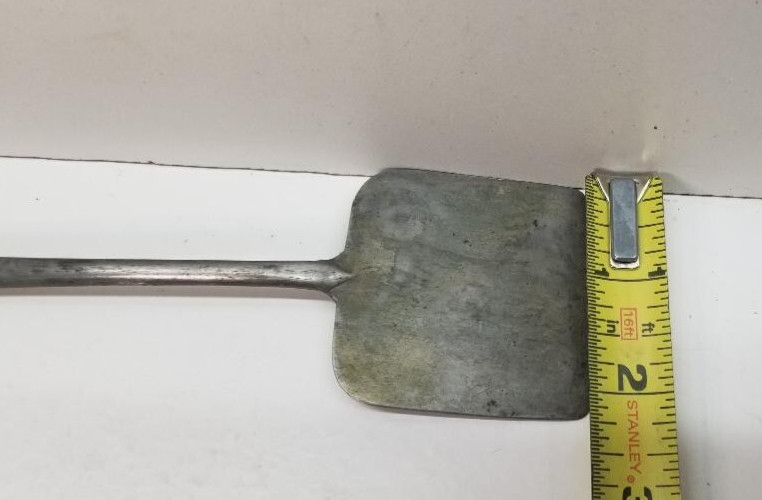 Vintage Spatula J.SCHILLING -12" STRONG! Sharp edge, nice turner/scraper
