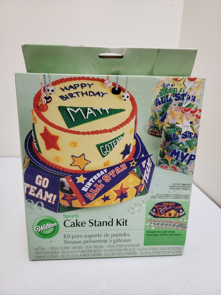 WILTON Sports Cake Stand Kit