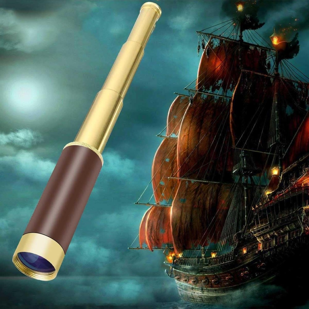 Pirate Monocular Telescope for Kids & Adults, Handheld