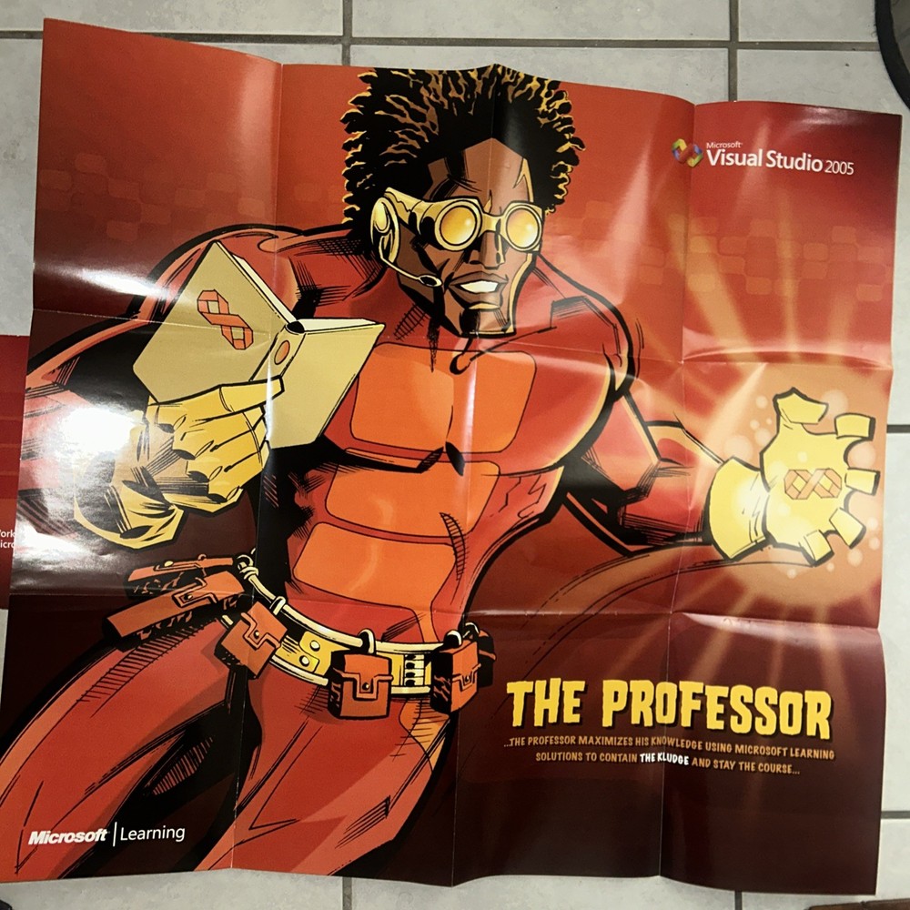 Microsoft Visual Studio 2005 BOOK & (2) POSTERS Only!