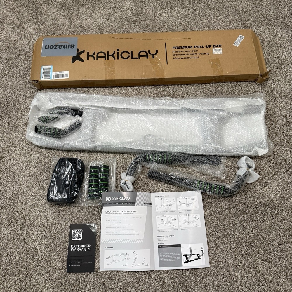 Multi Grip Pull Up Bar Doorway Workout Bar Foldable Home Gym New