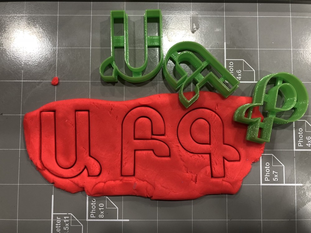 Armenian Alphabet Cookie Cutters