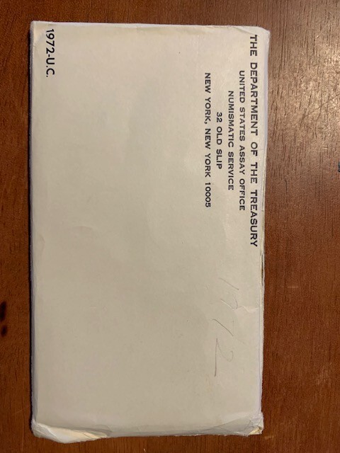 1972 Uncirculated mint set