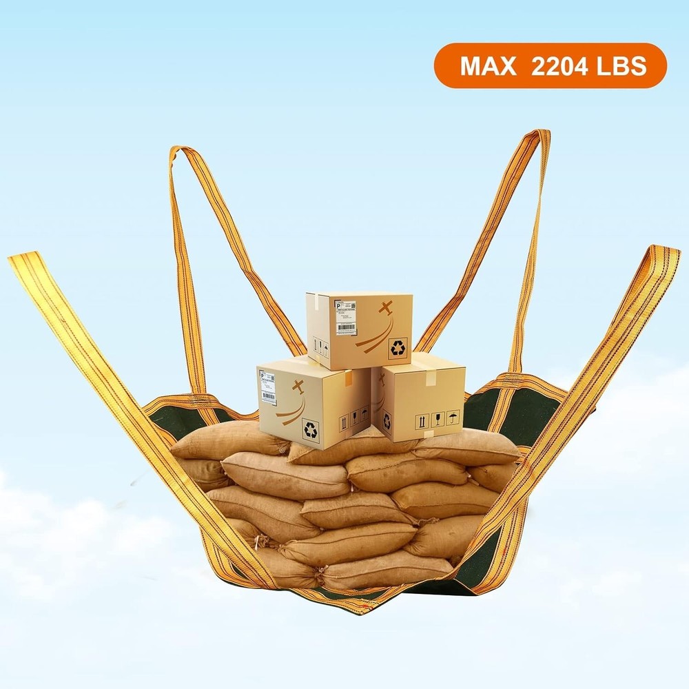 Cargo Lifting Pad Net Safety Lifting Cargo Net Lifting Net for Construction Rigg