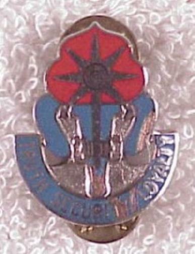 Army DI pin - 407th MI Group - cb, Meyer 22M