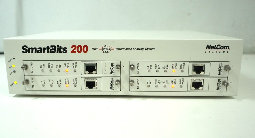 Netcom Sys SMB-0200 SmartBits 200 Performance Analysis Systems ML-7710 Ports x4