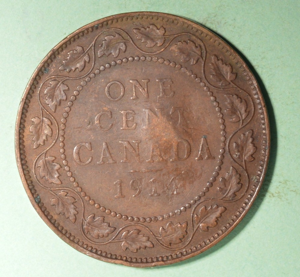 1914 - Canada Large Cent  - INV# X-11