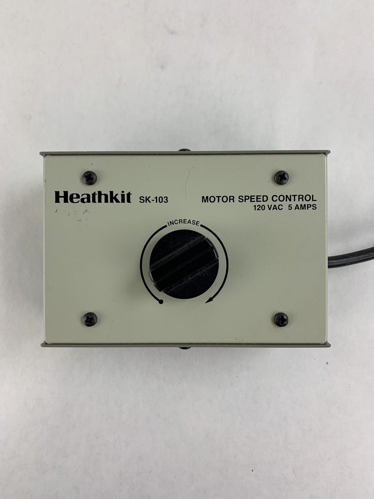 Heathkit Motor Speed Control Model SK 103 Power Tested
