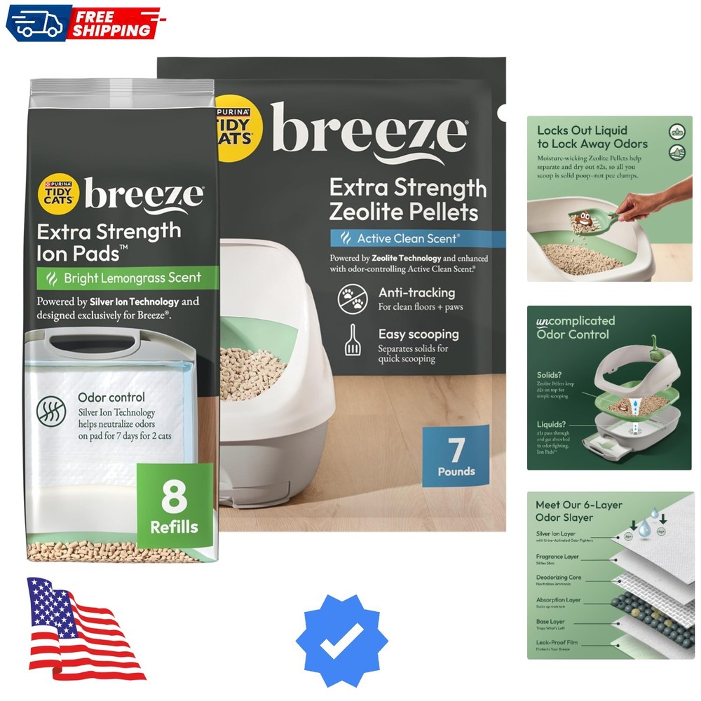 Purina Breeze Cat Litter Extra Strength Refill Bundle