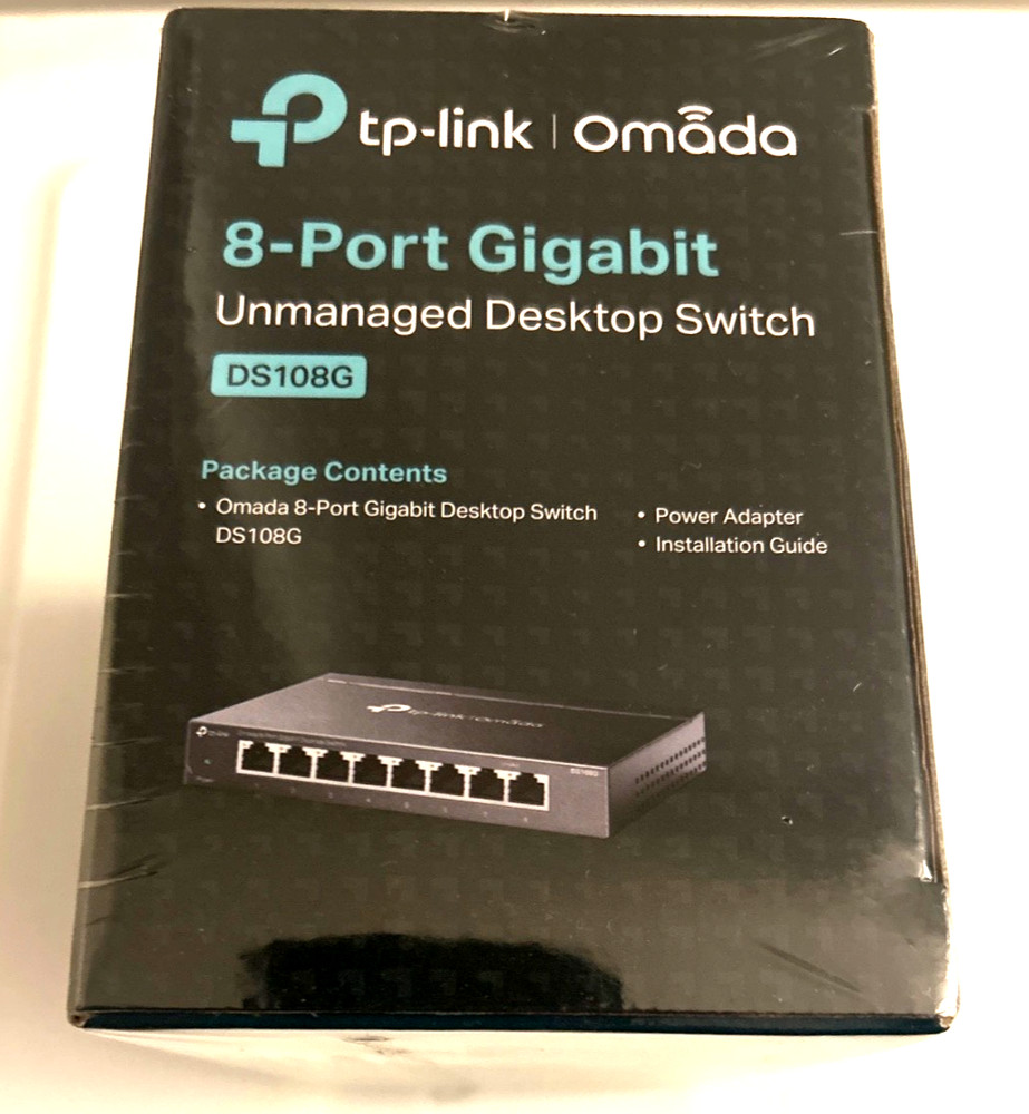 TP Link 8-port DS108G Omada Gigabit Desktop Switch