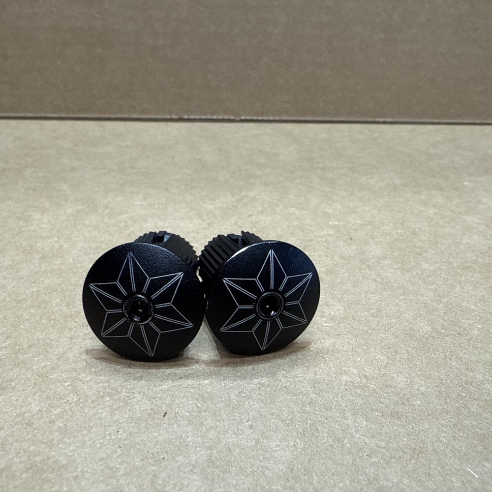 Black Supacaz Locking Bar End Plugs