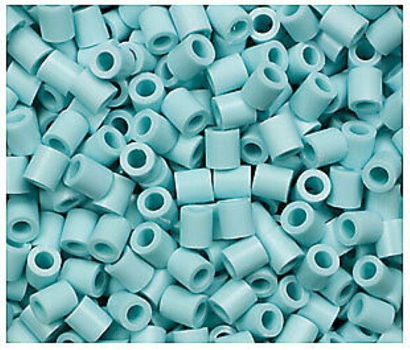 1000 Perler Toothpaste Color Iron on Fuse beads NEW