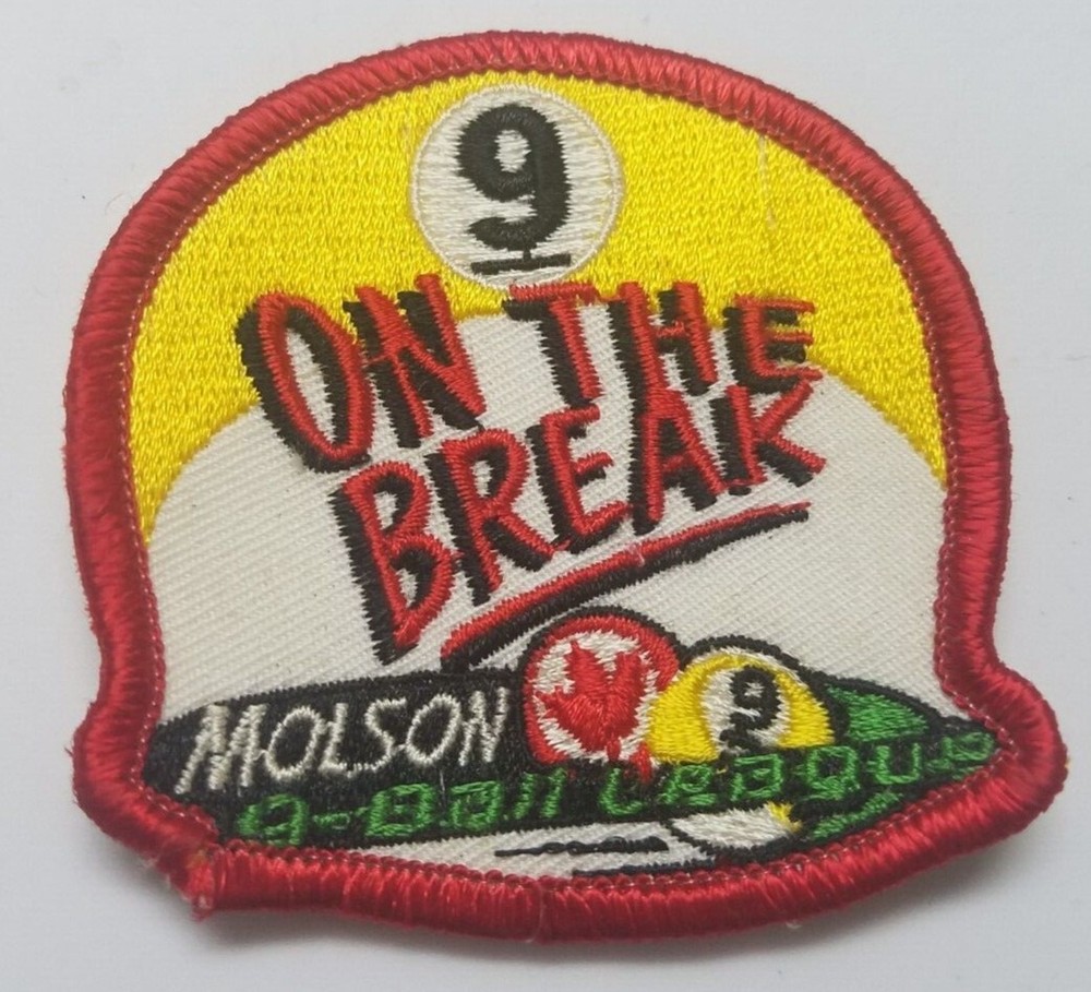  9 On The Break, Molson 9 Ball League Patch