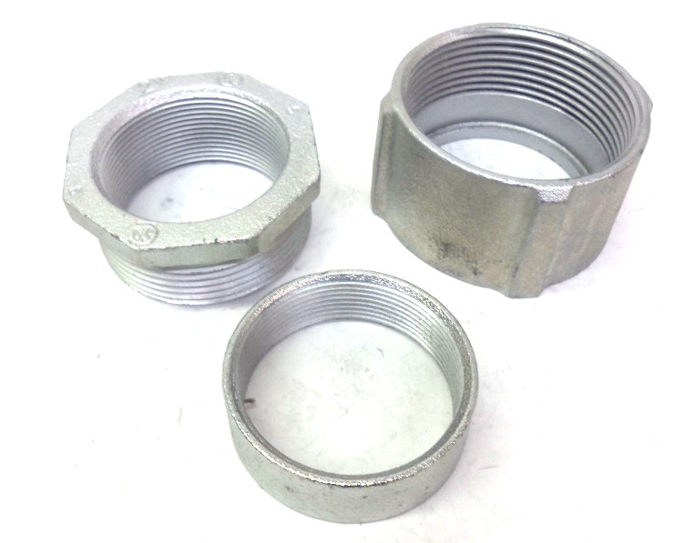 CROUSE HINDS 2" THREE PIECE CONDUIT COUPLING 195, IRON