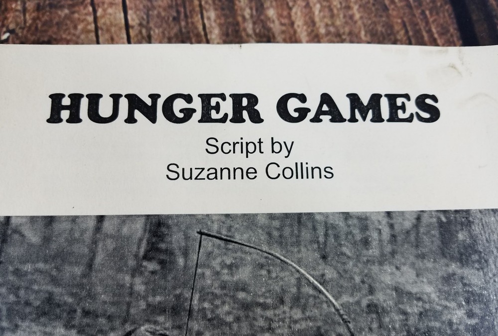 Hunger Games Script By Suzanne Collins Loose Leaf Script Metal Binding