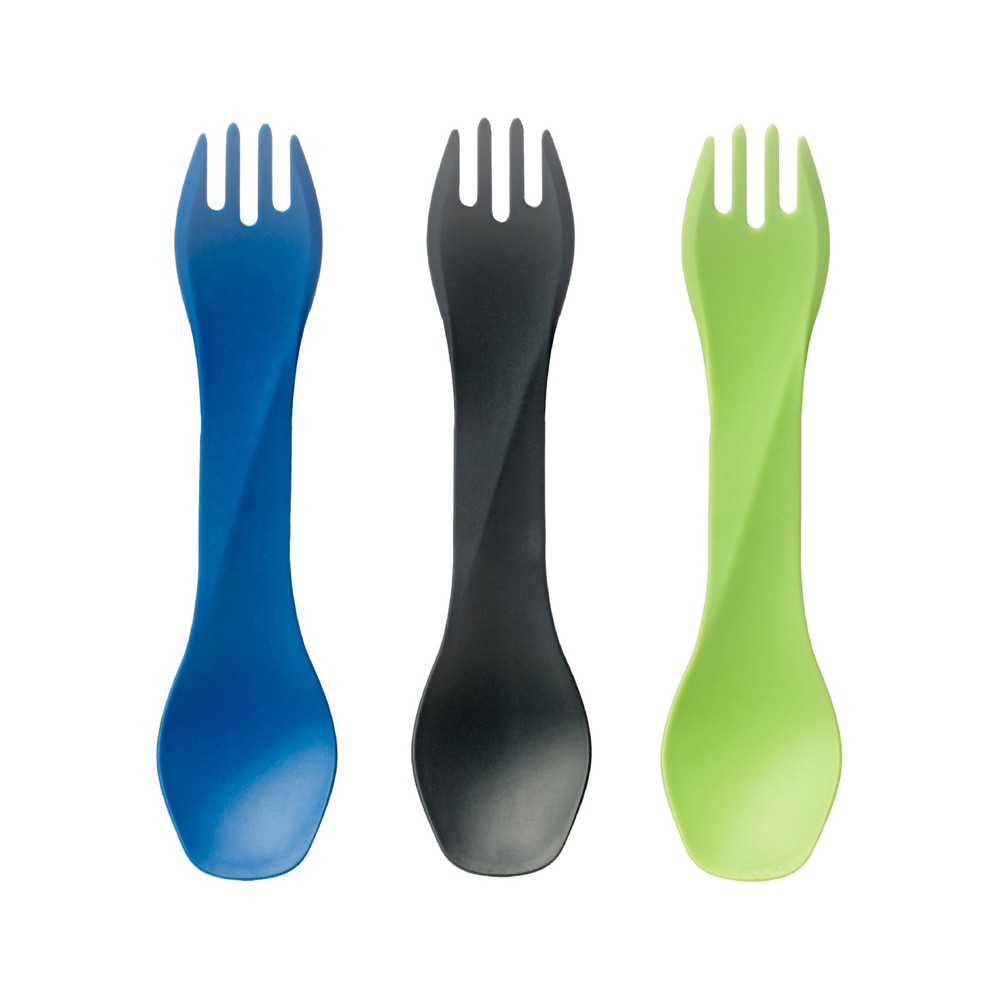GoBites Uno Mini 3-Pack - Travel & Camping Utensils - Portable & Compact Dini...
