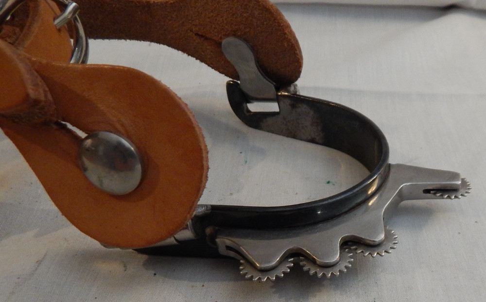 Horizontal Rowels Western Cowboy Spurs - 121